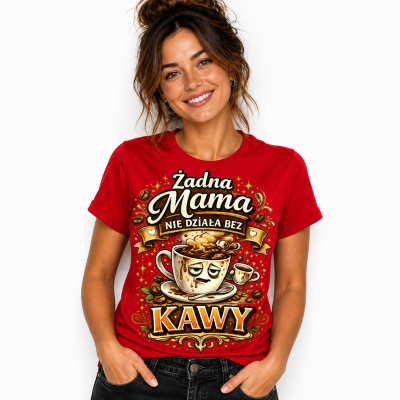 Koszulka na dzień mamy Mama bez kawy